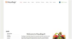 Desktop Screenshot of mayabags.org